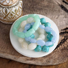 Sorbet Stack – Set of 4 Chunky Acrylic Stretch Summer Bracelets