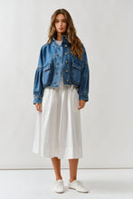 Hadley Balloon Sleeve Denim Jacket