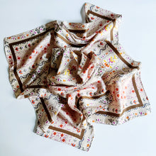 Silky Muse Satin Square Scarf - Chic Silky Scarf For Hair, Neck, Or Bag Styling