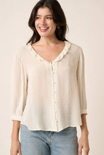Magnolia Mist Swiss Dot Blouse