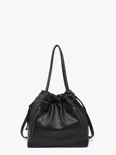 Finley Distressed Drawstring Tote Bag