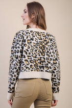 Kate Cheetah Knit Sweater Cardigan