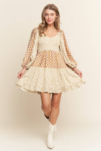 Neutral Nights Smocked Dress