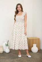 Campbell Smocked Midi Dress