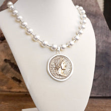 Coin Chunky Ball Chain Statement Necklace