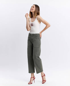 Olive Barrel Jeans