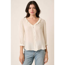 Magnolia Mist Swiss Dot Blouse