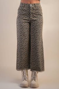 Lovely Leopard Straight Pants