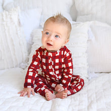 Emery Plaid ZIP Bamboo Baby Sleepy