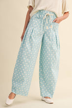 Luna Polka Dot Pleated Barrel Pants