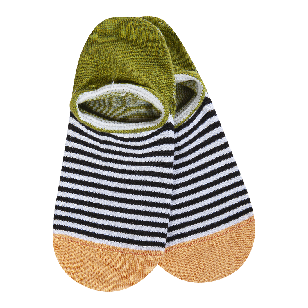 No Show black Multi Socks