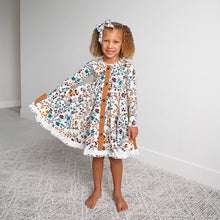 Maren Floral BUTTON DRESS Kids Fall Outfit
