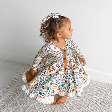 Maren Floral BUTTON DRESS Kids Fall Outfit