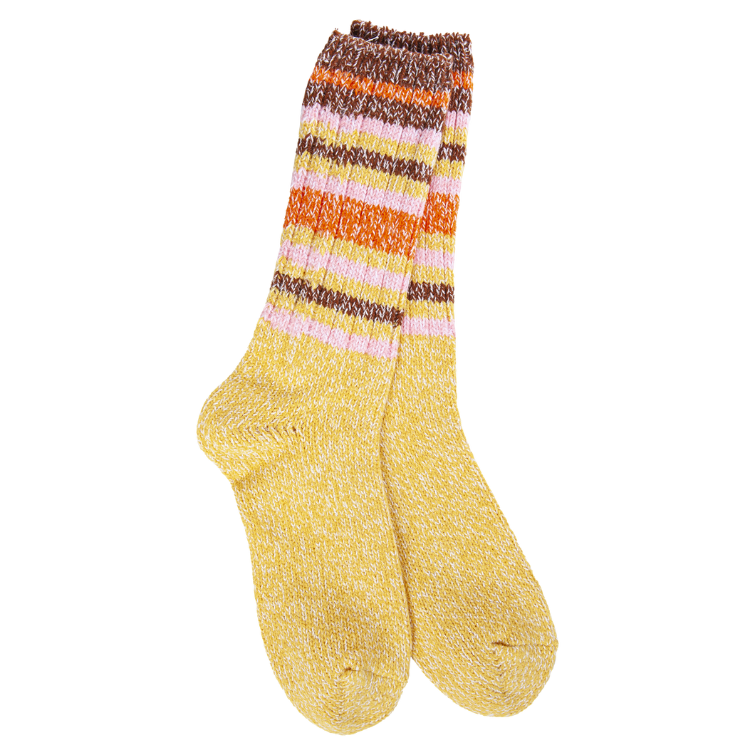 Ragg Crew Honey Stripe Socks