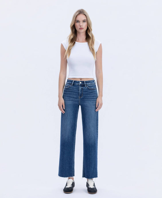 Rachel High Rise Trouser Wide Leg Jeans