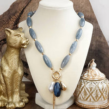 Sculpted Harmony – Bold Beaded Cluster Pendant Necklace