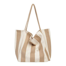 STRIPED TRENDING TOTE BAG