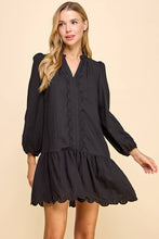 Susie Scalloped Detail Dress