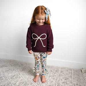 Maren Floral CLIP BOW Kids Hair Accessory