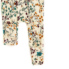 Maren Floral RUFFLE ZIP Bamboo Sleepies Little Baby Outfit