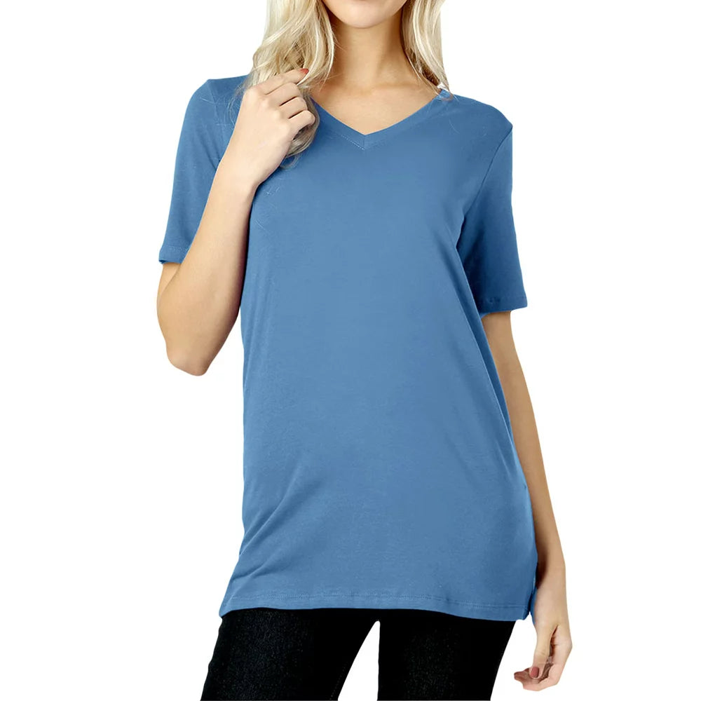 Brit Luxe V-Neck Top