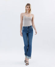 Niko High Rise Cuffed Straight Jean