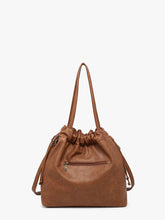 Finley Distressed Drawstring Tote Bag