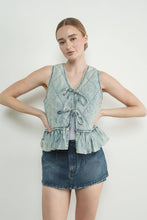Indigo Meadow Tie Vest