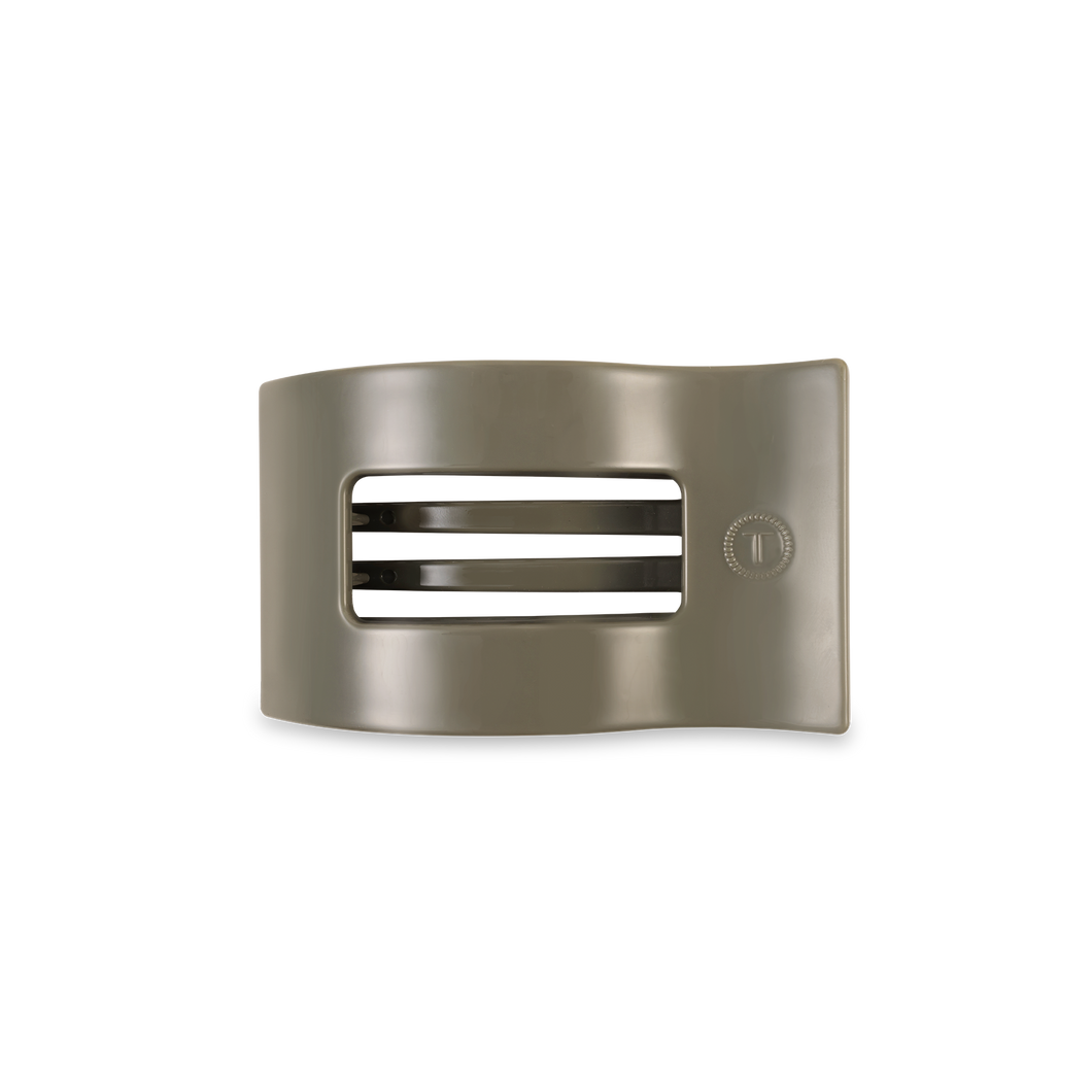 Flat Rectangle Hair Clip | Small | Sage It Ain't So