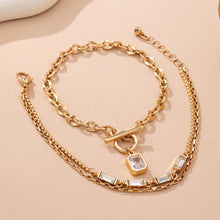 Multi Baguette Crystals & Toggle Clasp