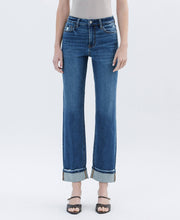 Niko High Rise Cuffed Straight Jean