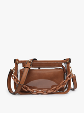Jessica Stadium Clear Crossbody Bag – Chain Strap