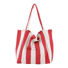 STRIPED TRENDING TOTE BAG