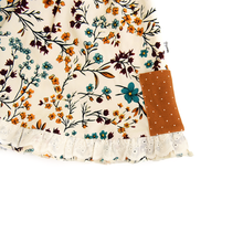 Maren Floral BUTTON DRESS Kids Fall Outfit