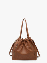 Finley Distressed Drawstring Tote Bag