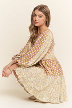 Neutral Nights Smocked Dress