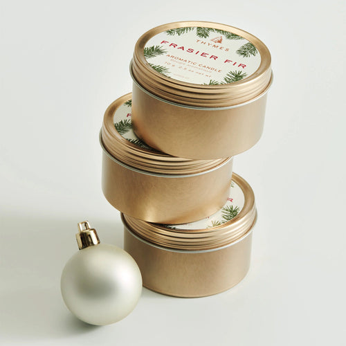 Thymes Frasier Fir Petite Ceramic Candle