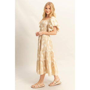 Frond and Found Midi Dress