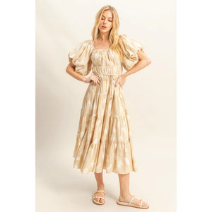 Frond and Found Midi Dress