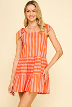 Tailgate Tie-Up Mini Dress