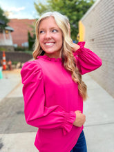 Christine Ruffle Puff Sleeve Top