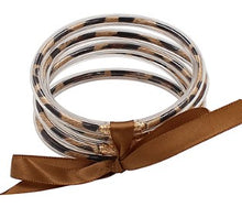 5pc Animal Print Tube Bracelet Set