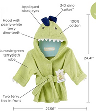 Splash-a-saurus" Dinosaur Hooded Spa Robe