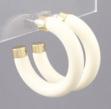 Capped Acrylic Open Hoops