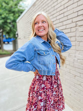 Wasted On You Cropped Denim Jacket