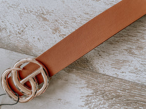 Smaller Buckle Go Faux Belt