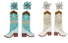 Yee Haw Cowboy Boots Earrings