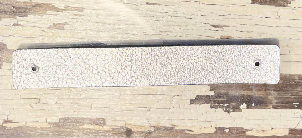 Brighton Narrow Leather Strap bracelet Accessory Aqua / Pewter