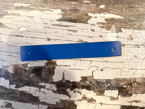 Brighton Narrow Leather Strap bracelet Accessory Aqua / Pewter