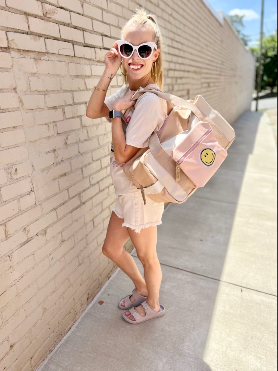 Smiley Duffle Bag